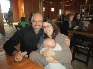 The West family at Castle Hill 