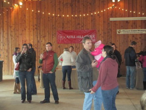 11:15 am, when you could still see the cidermakers from afar