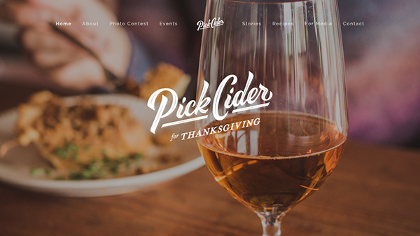 Pick Cider For Thanksgiving