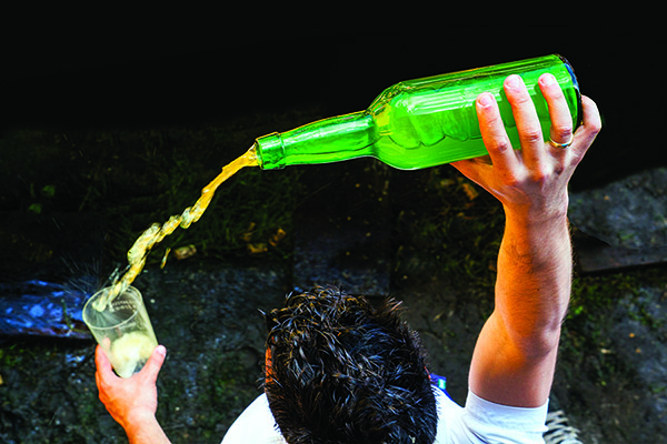 Cider Throwing in Asturias