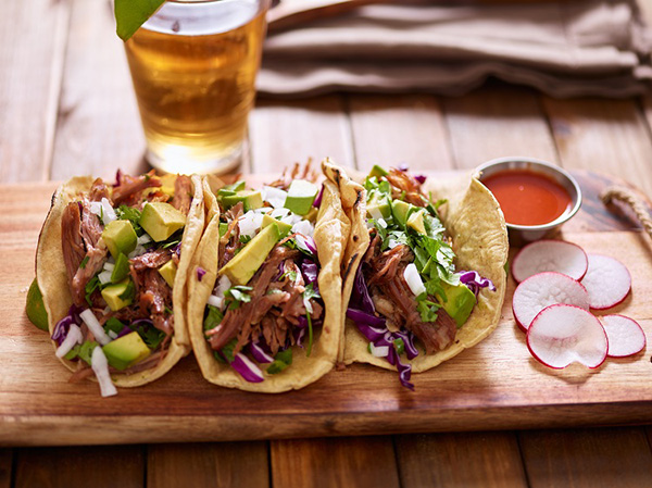 Carnitas Tacos and Cider